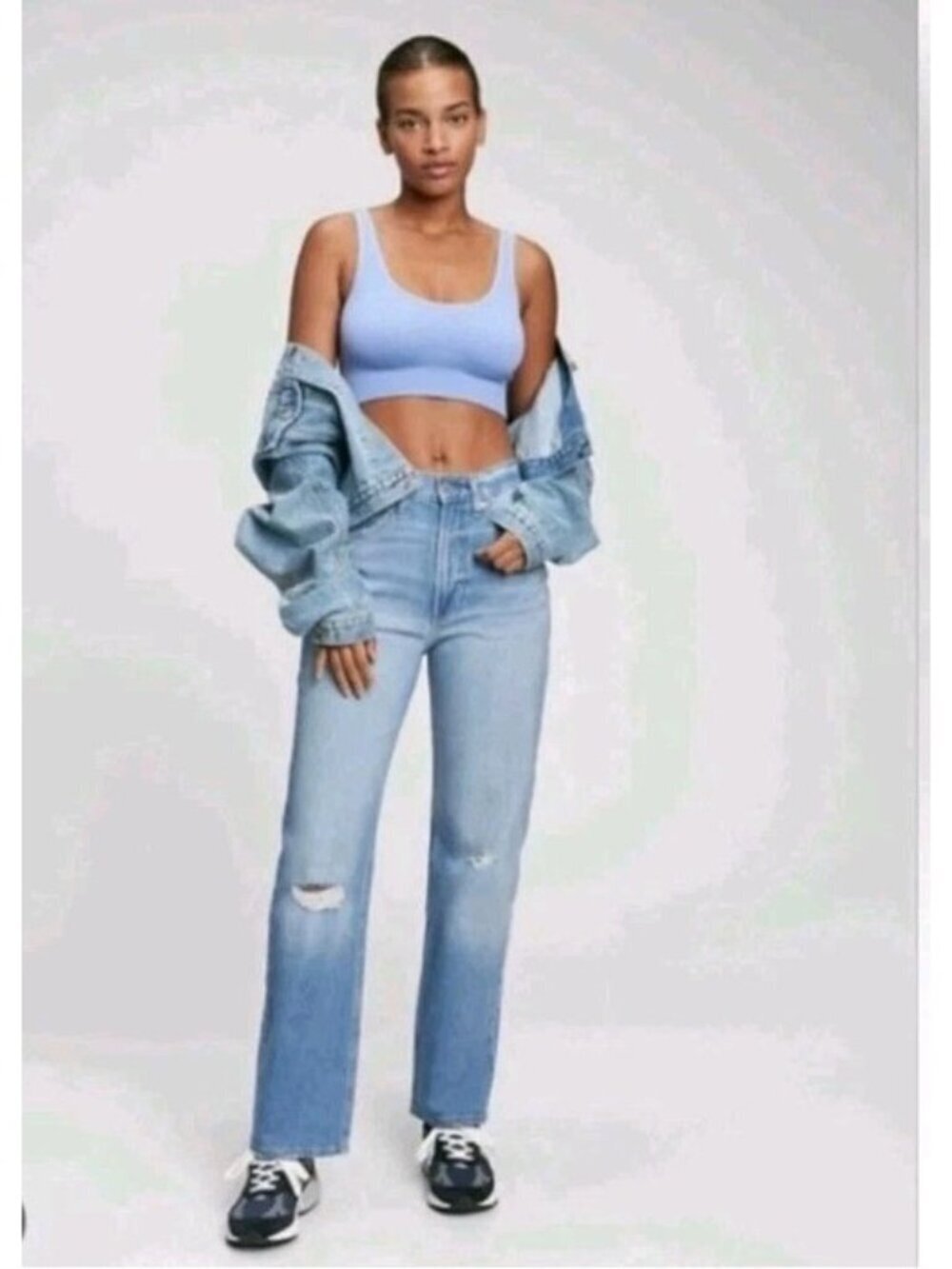 Vtg Y2K Gap Womens Jeans Loose Fit Button Fly Classic Retro Medium Wash Size 16